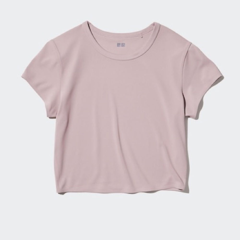 Uniqlo Pink Mini T-Shirt Short Sleeve Size Women's Large Cotton